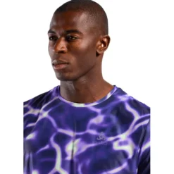 Maglietta da trail Odlo Zeroweight Chill Tec Print Short Sleeve Afterparty