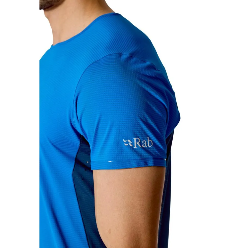 Maglietta da trail RAB Sonic Ultra Maya Blue Tempest Blue