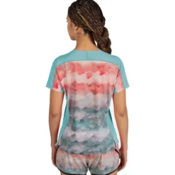 Maglietta da trail Rossignol W Sapa Tee Caribbean