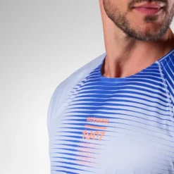 Maglietta da trail Rossignol Sapa Ultra Dazzle Blue Line Fogg
