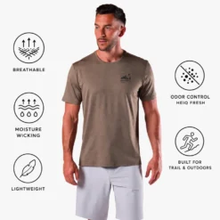 Maglietta da trail Rossignol Graphic Active Jungle Heather