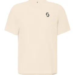 Maglietta da trail Scott Endurance Light Short Sleeve Cotton White