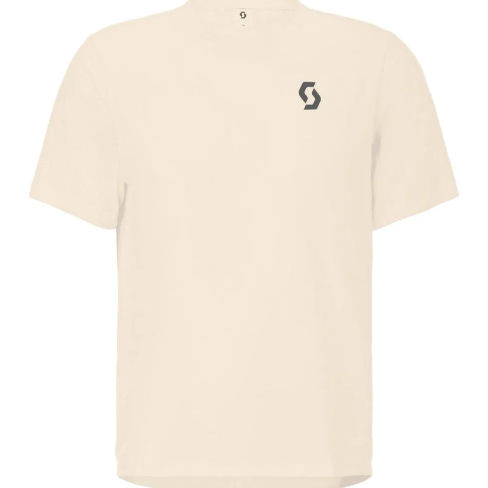 Maglietta da trail Scott Endurance Light Short Sleeve Cotton White