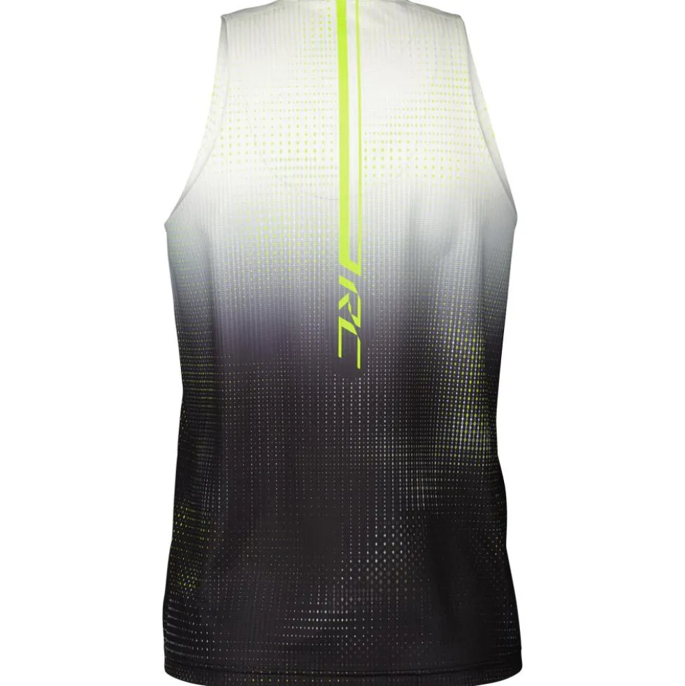 Maglietta da trail Scott RC Run Men's Tank White Yellow