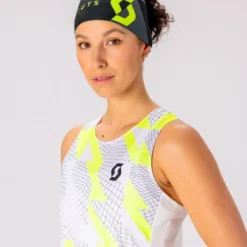 Maglietta da trail Scott Tank W's Rc Run White Black
