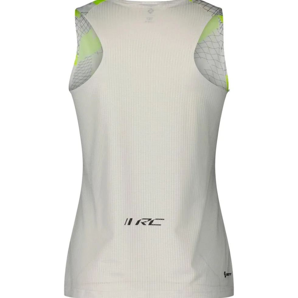 Maglietta da trail Scott Tank W's Rc Run White Black