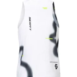 Maglietta da trail Scott Tank Rc Run White Black