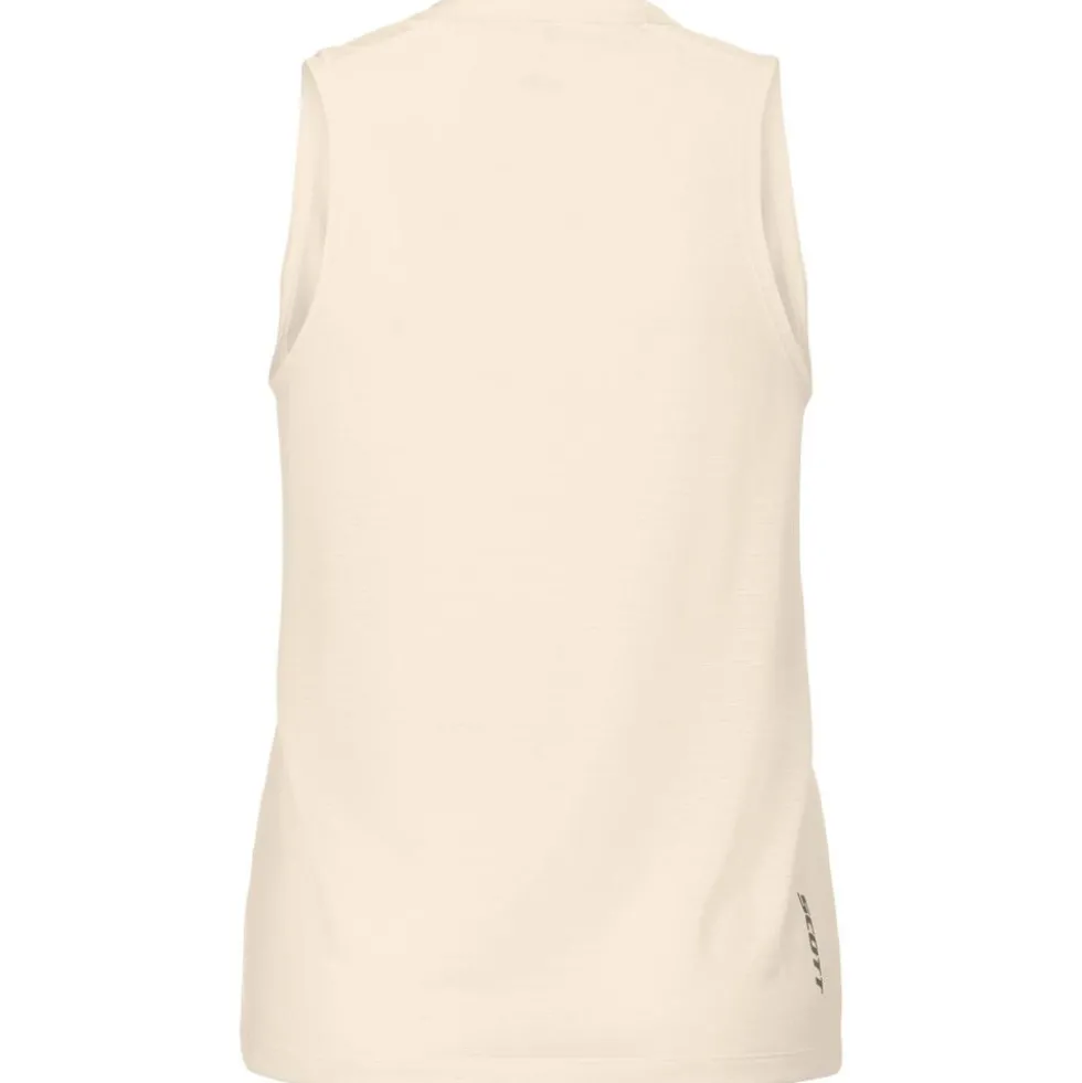 Maglietta da trail Scott Tank W's Endurance Light Cotton White