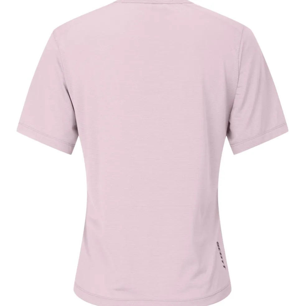 Maglietta da trail Scott W's Endurance Light Short Sleeve Bliss Pink