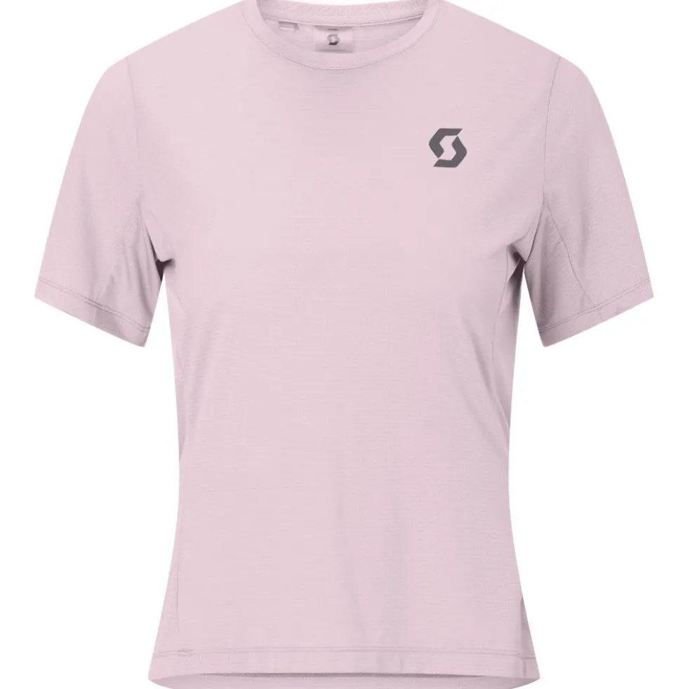Maglietta da trail Scott W's Endurance Light Short Sleeve Bliss Pink