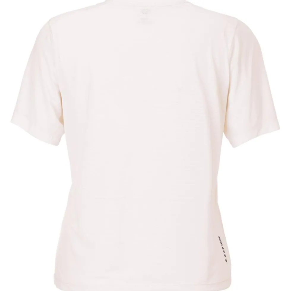 Maglietta da trail Scott W's Endurance Light Short Sleeve Cotton White