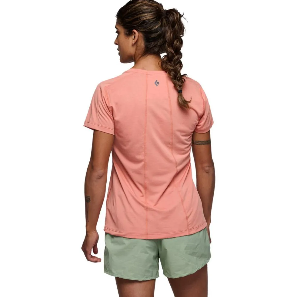 Maglietta da trekking Black Diamond W Lightwire Tech Tee Himalayan Salt