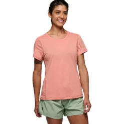 Maglietta da trekking Black Diamond W Lightwire Tech Tee Himalayan Salt