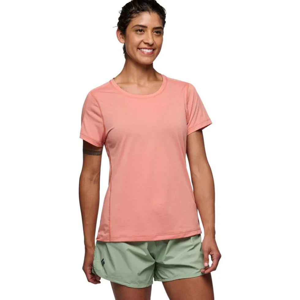 Maglietta da trekking Black Diamond W Lightwire Tech Tee Himalayan Salt