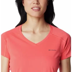 Maglietta da trekking Columbia W's Zero Rules SS Shirt Juicy