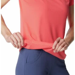Maglietta da trekking Columbia W's Zero Rules SS Shirt Juicy