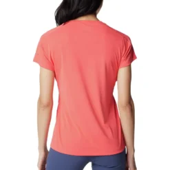 Maglietta da trekking Columbia W's Zero Rules SS Shirt Juicy