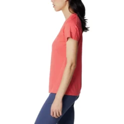 Maglietta da trekking Columbia W's Zero Rules SS Shirt Juicy