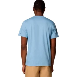 Maglietta da trekking Columbia Path Lake Graphic Tee II Ripple Blue Peaceful Perspective