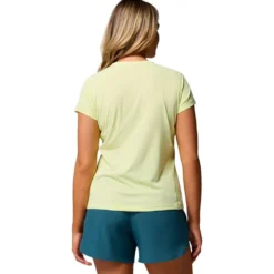 Maglietta da trekking Columbia Zero Rules Light Short Sleeve Crew Citron Haze