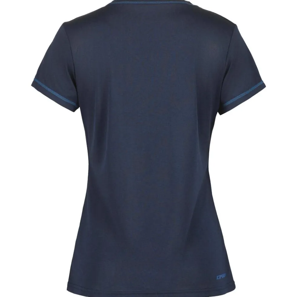 Maglietta da trekking Icepeak Burnham Bleu Fonce