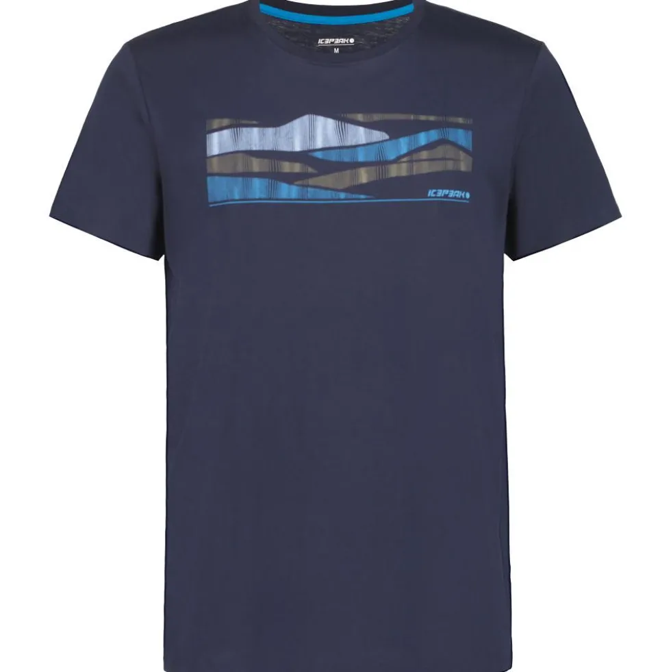Maglietta da trekking Icepeak Beeville Bleu Fone