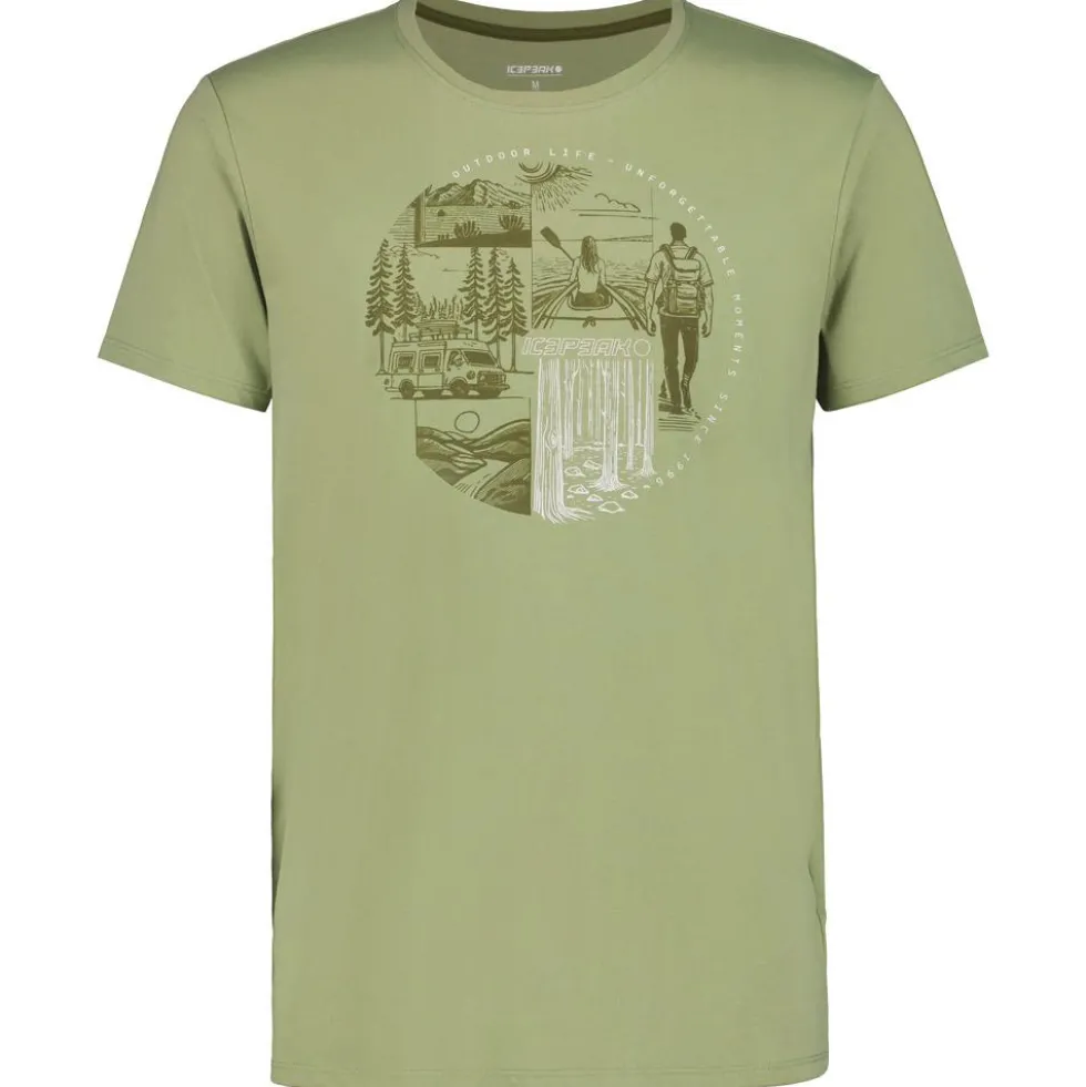 Maglietta da trekking Icepeak Beeville Vert Clair