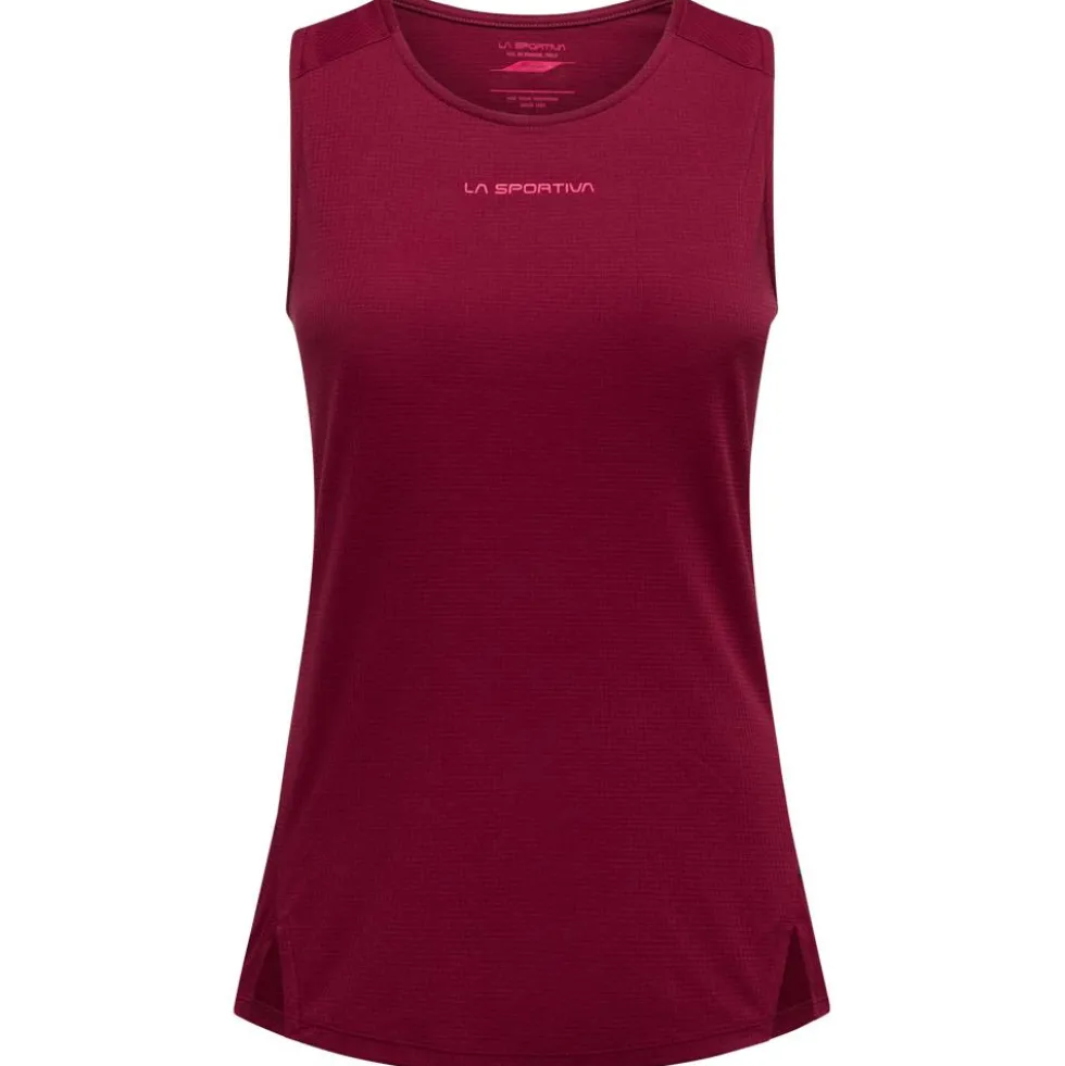 Maglietta da trekking La Sportiva Traverse Tank Redwood Azalea