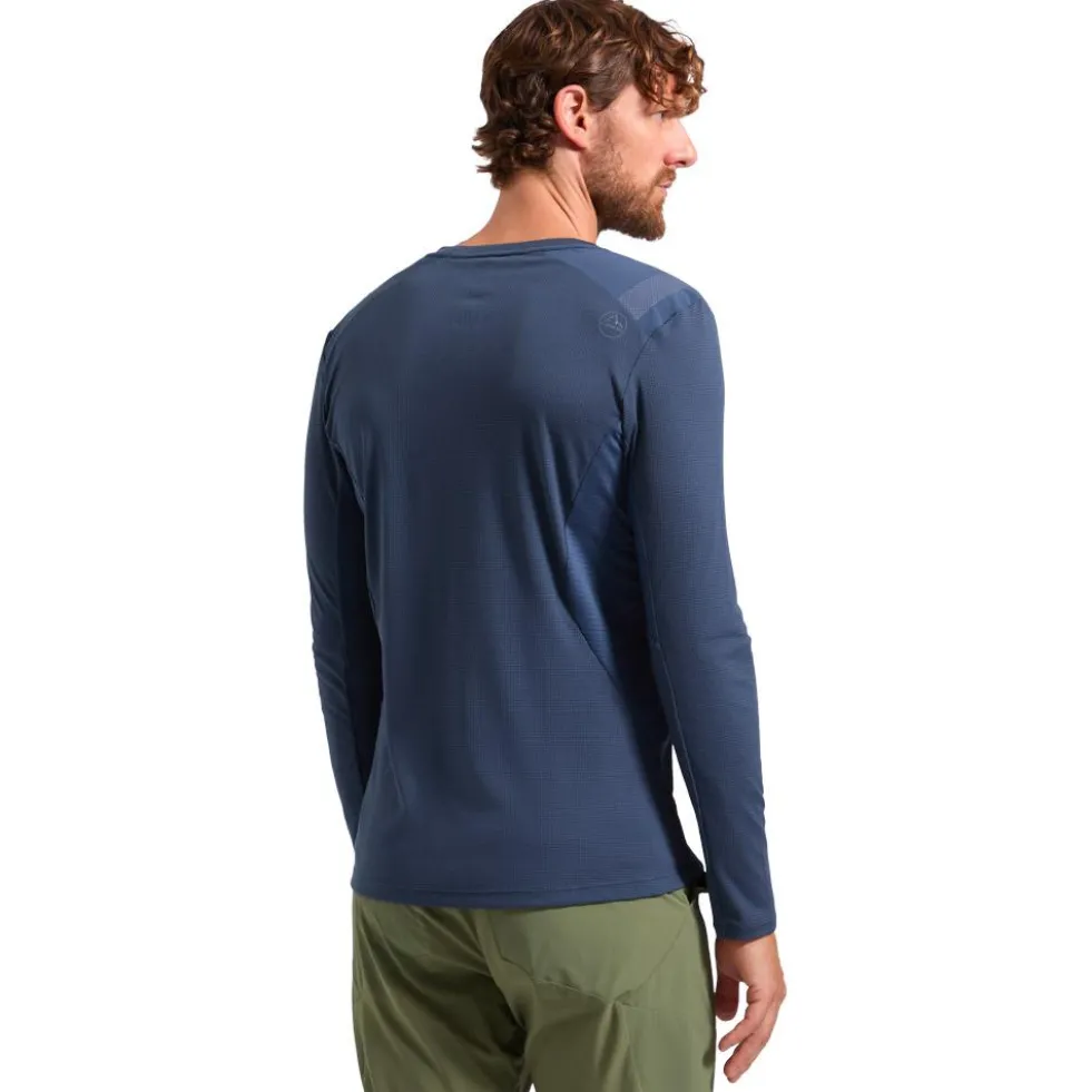 Maglietta da trekking La Sportiva Beyond Longsleeve Night Sky Chalk