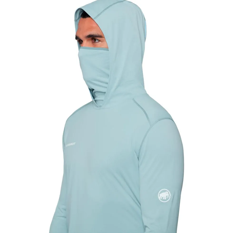 Maglietta da trekking Mammut Selun Fast Light Sun Hoody Nebla