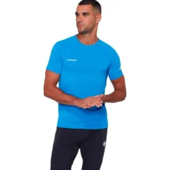 Maglietta da trekking Mammut Ducan Fast Light Glacier Blue