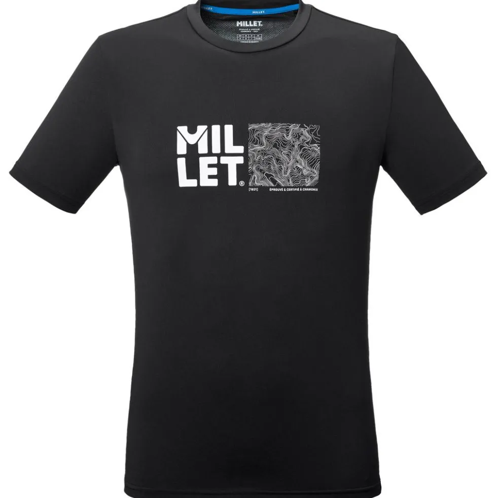 Maglietta da trekking Millet Seneca Short Sleeve Black