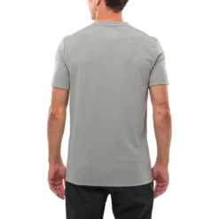 Maglietta da trekking Millet Kamet Map Short Sleeve Granite