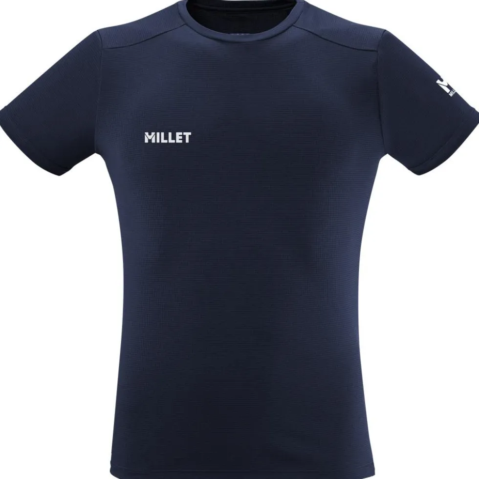 Maglietta da trekking Millet Fusion Short sleeve Navy Blue