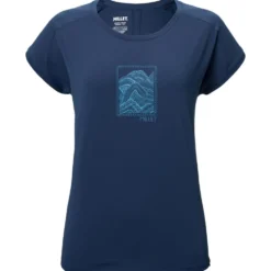 Maglietta da trekking Millet Seneca Short Sleeve W Saphir