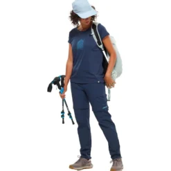 Maglietta da trekking Millet Seneca Short Sleeve W Saphir