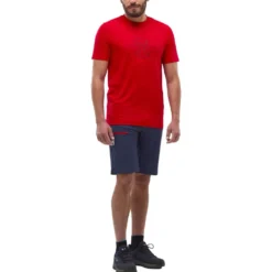 Maglietta da trekking Millet Ubic Light Tee Shirt Short Sleeve M Red
