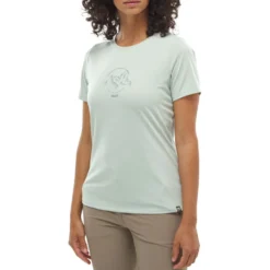 Maglietta da trekking Millet Ubic Light Tee Shirt Short Sleeve W Seaweed