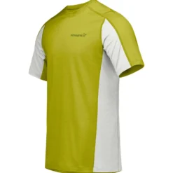 Maglietta da trekking Norrona Falketind EqualiserUll Golden Lime Whisper White