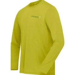 Maglietta da trekking Norrona Femund Tech Long Sleeve Golden Lime