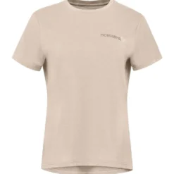 Maglietta da trekking Norrona Femund Tech T Shirt W Oatmeal