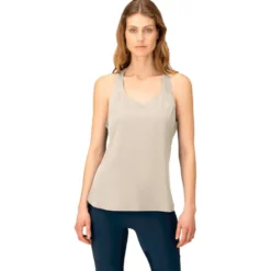 Maglietta da trekking Norrona Femund Tech Singlet W Oatmeal