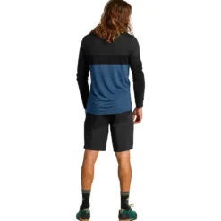 Maglietta da trekking Ortovox 150 Cool Logo Ls M Black Raven