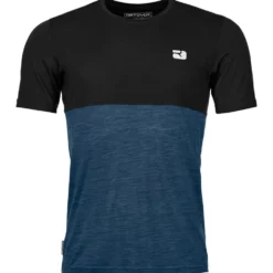 Maglietta da trekking Ortovox 150 Cool Logo Short Sleeve Black Raven
