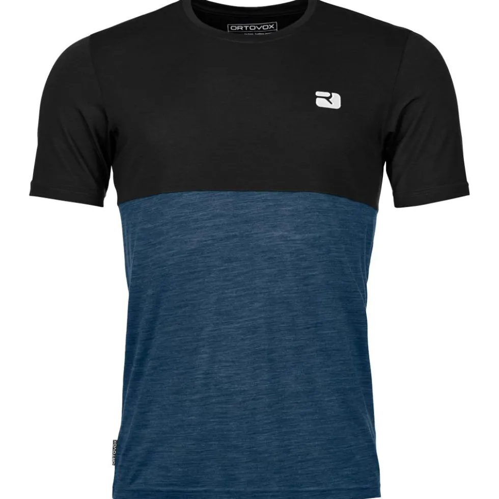 Maglietta da trekking Ortovox 150 Cool Logo Short Sleeve Black Raven