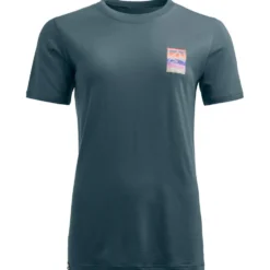 Maglietta da trekking Ortovox 140 Cool Mtn Gradient Tee Shirt W Dark Arctic Grey