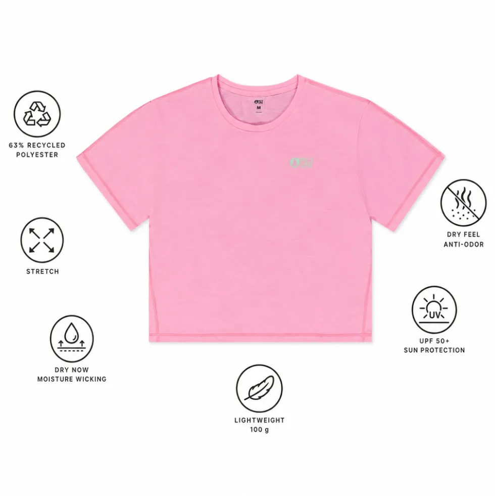 Maglietta da trekking Picture Timont Boxy Tech Tee Begonia Pink