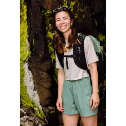 Maglietta da trekking RAB Rivelin Crop tee Pebble