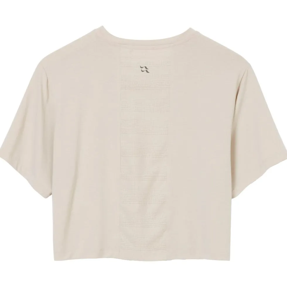 Maglietta da trekking RAB Rivelin Crop tee Pebble