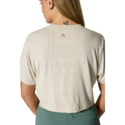 Maglietta da trekking RAB Rivelin Crop tee Pebble